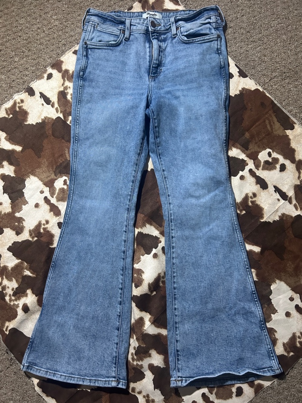 Wrangler Retro High Rise Flare Denim Jeans 30/29
